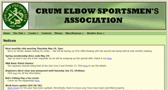 Desktop Screenshot of crumelbowsportsmen.com