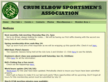 Tablet Screenshot of crumelbowsportsmen.com